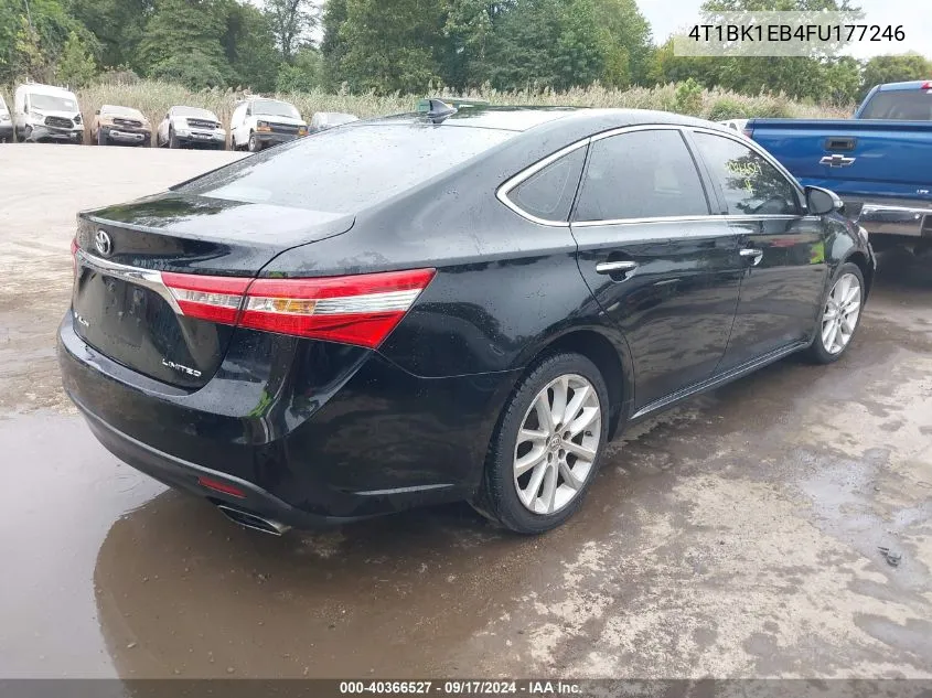 4T1BK1EB4FU177246 2015 Toyota Avalon Limited