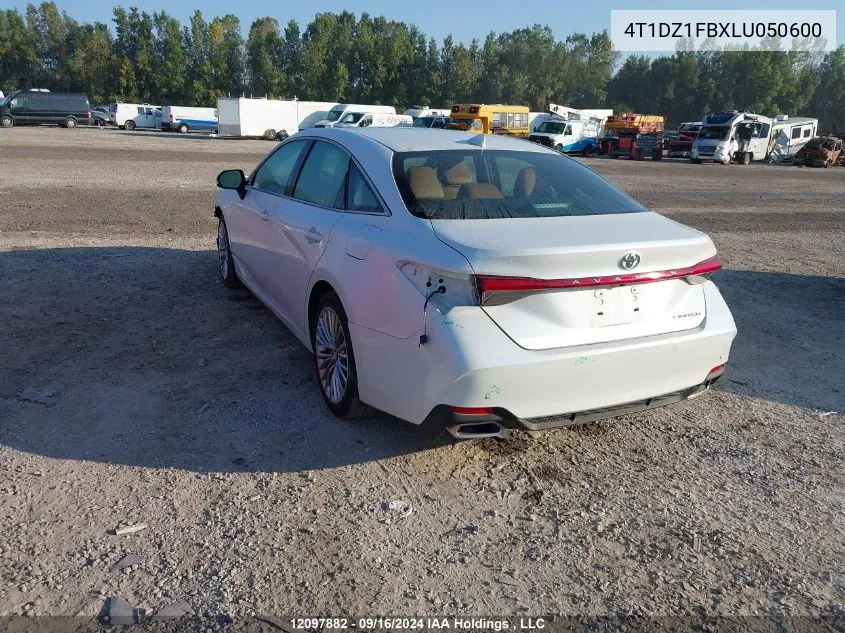 2020 Toyota Avalon Limited VIN: 4T1DZ1FBXLU050600 Lot: 12097882