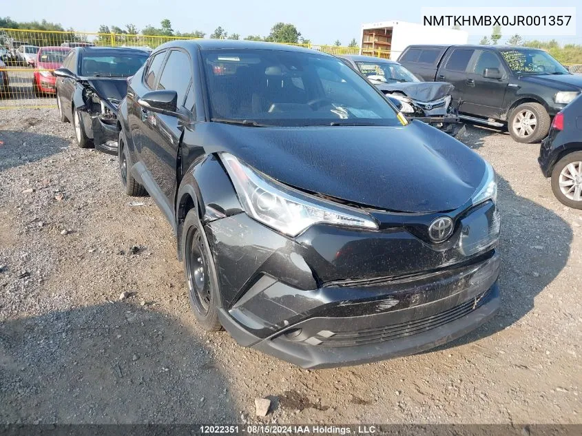 NMTKHMBX0JR001357 2018 Toyota C-Hr