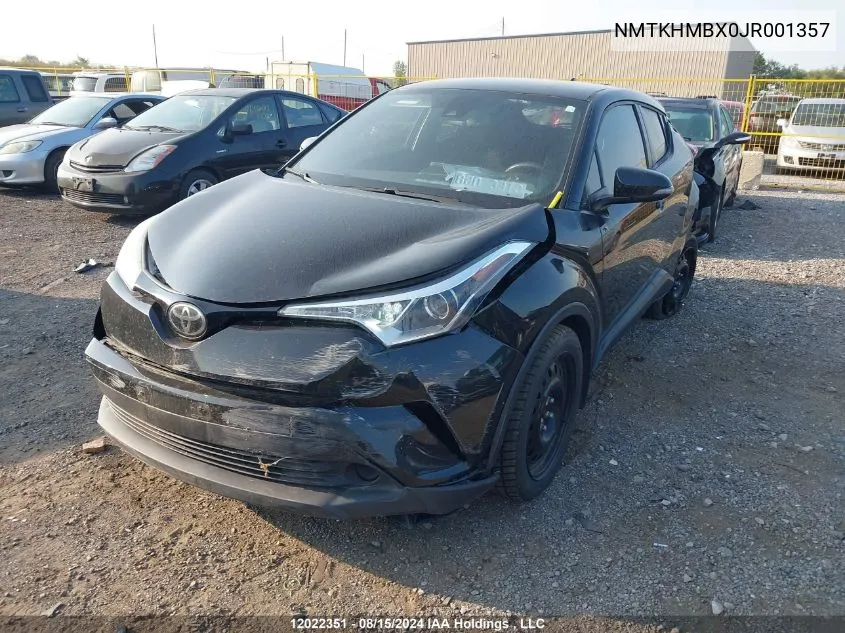 2018 Toyota C-Hr VIN: NMTKHMBX0JR001357 Lot: 12022351