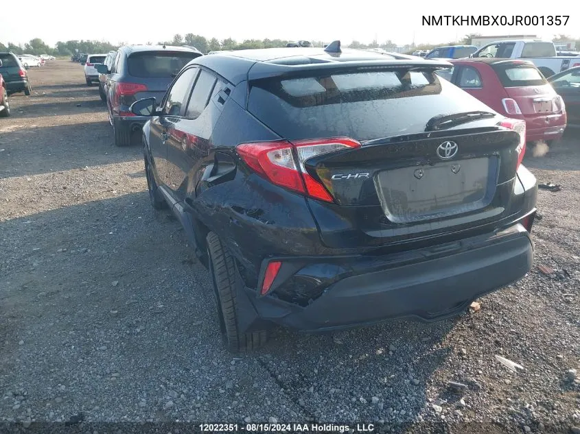 NMTKHMBX0JR001357 2018 Toyota C-Hr