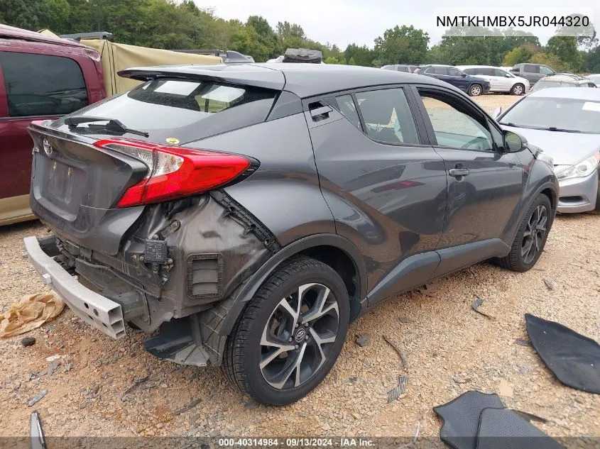 2018 Toyota C-Hr Xle/Xle Premium VIN: NMTKHMBX5JR044320 Lot: 40314984