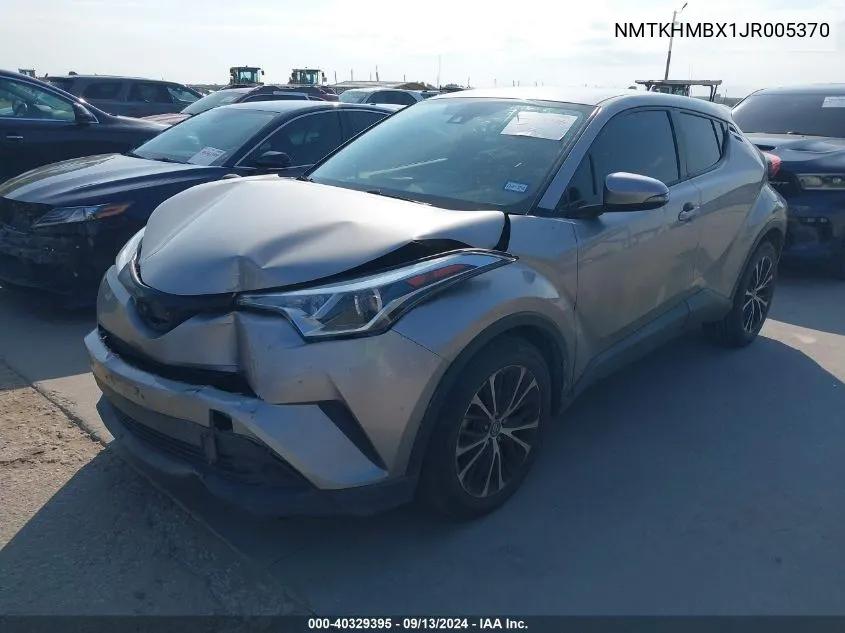 2018 Toyota C-Hr Xle/Xle Premium VIN: NMTKHMBX1JR005370 Lot: 40329395