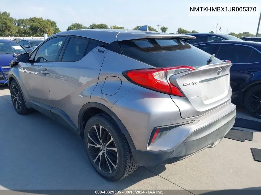 NMTKHMBX1JR005370 2018 Toyota C-Hr Xle/Xle Premium