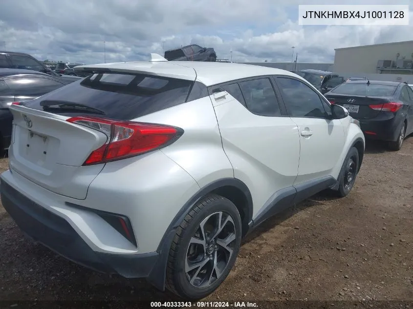 2018 Toyota C-Hr Xle VIN: JTNKHMBX4J1001128 Lot: 40333343