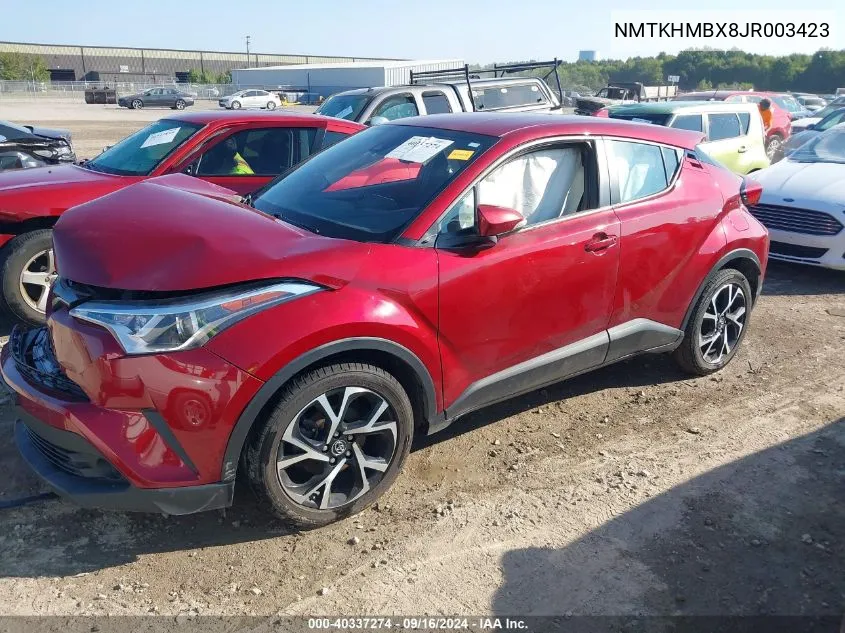 NMTKHMBX8JR003423 2018 Toyota C-Hr Xle/Xle Premium