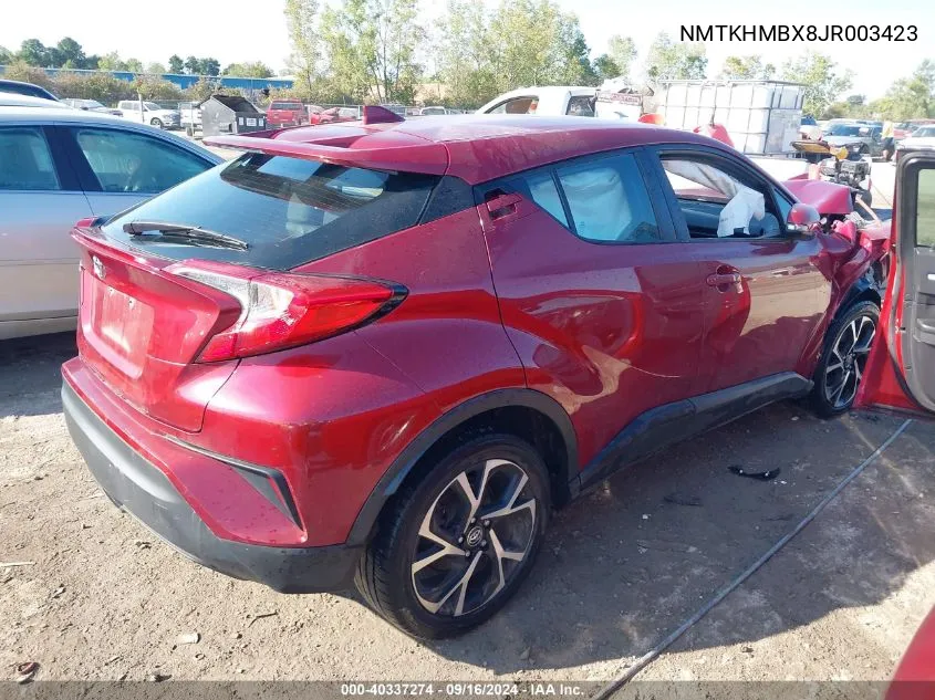 NMTKHMBX8JR003423 2018 Toyota C-Hr Xle/Xle Premium