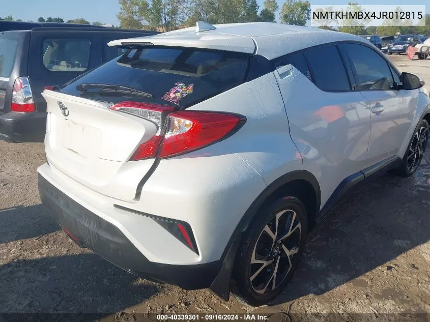 NMTKHMBX4JR012815 2018 Toyota C-Hr Xle/Xle Premium