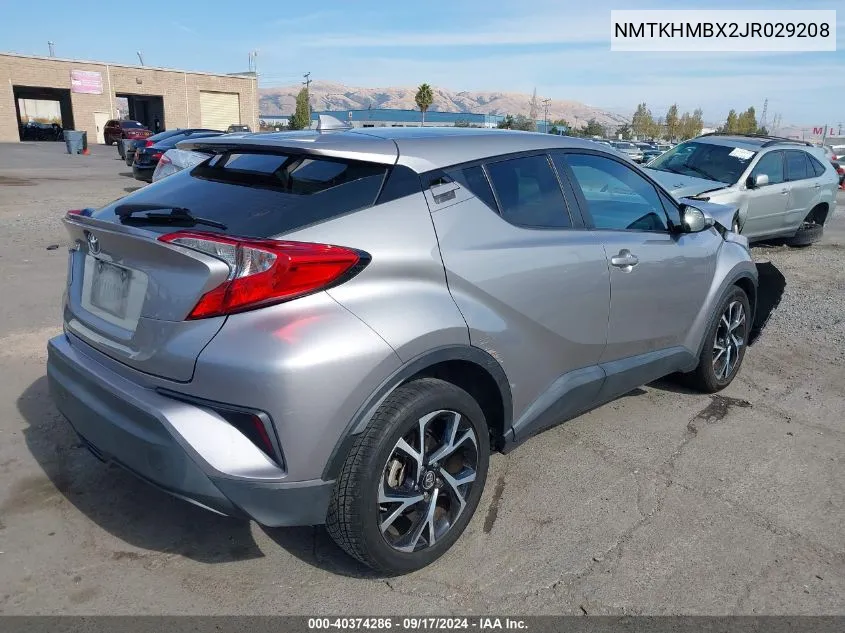 NMTKHMBX2JR029208 2018 Toyota C-Hr Xle