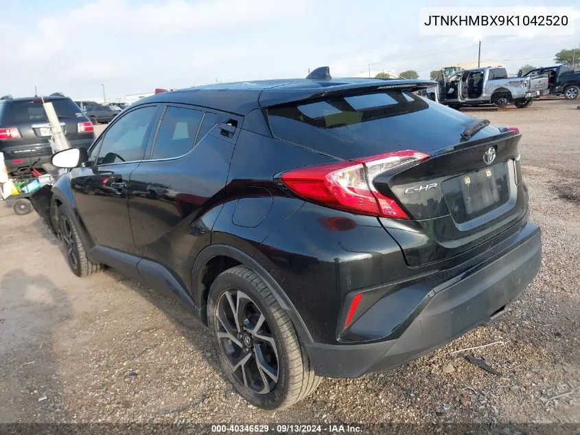 2019 Toyota C-Hr Xle/Le/Limited VIN: JTNKHMBX9K1042520 Lot: 40346529