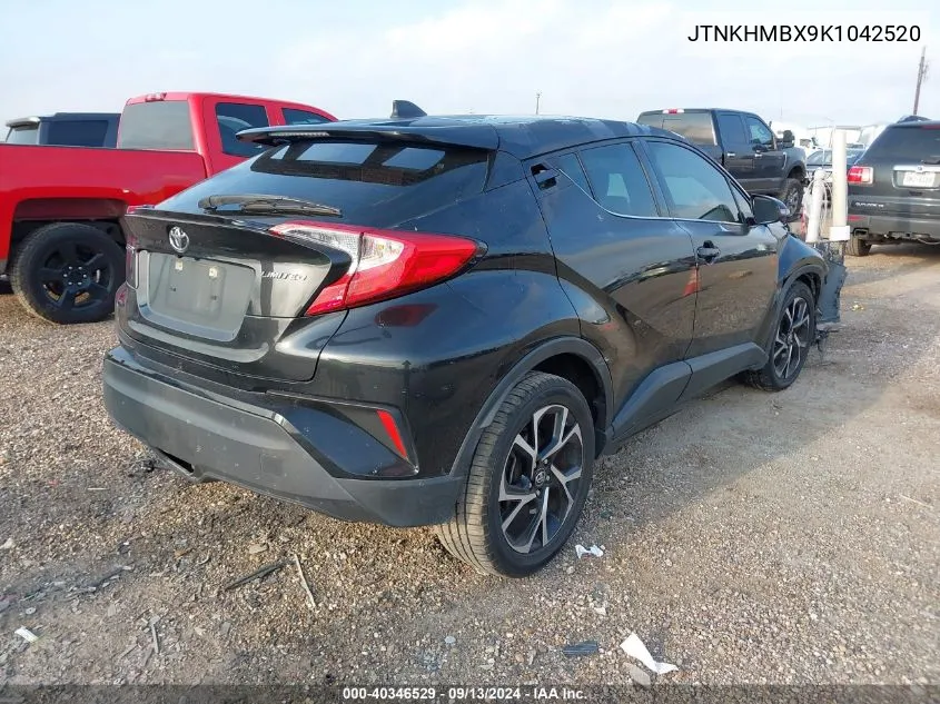 2019 Toyota C-Hr Xle/Le/Limited VIN: JTNKHMBX9K1042520 Lot: 40346529