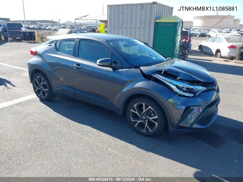 2020 Toyota C-Hr Xle/Le/Limited VIN: JTNKHMBX1L1085881 Lot: 40326210