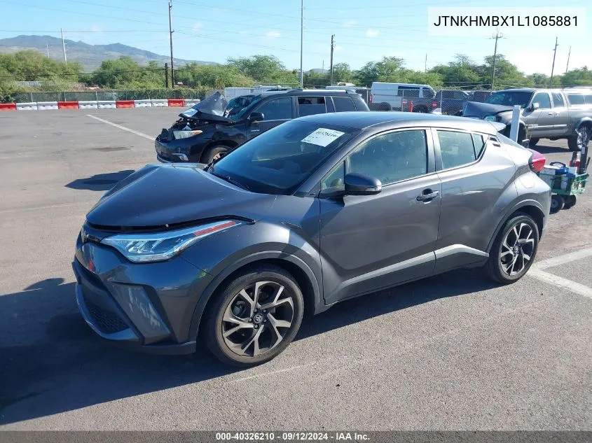 2020 Toyota C-Hr Xle/Le/Limited VIN: JTNKHMBX1L1085881 Lot: 40326210