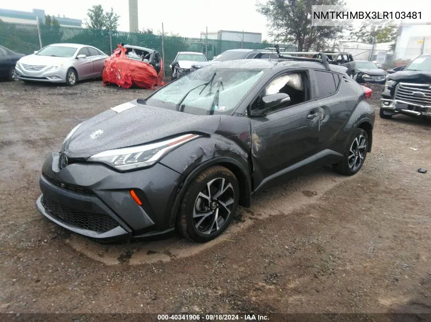 NMTKHMBX3LR103481 2020 Toyota C-Hr Xle/Le/Limited