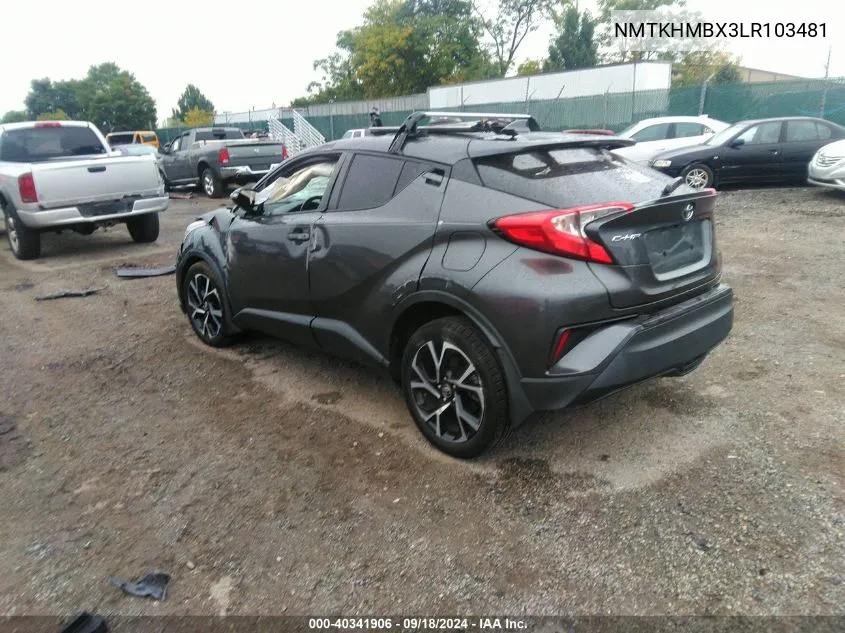 NMTKHMBX3LR103481 2020 Toyota C-Hr Xle/Le/Limited