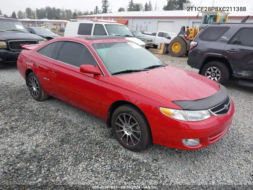 1999 Toyota Camry Solara Se V6 VIN: 2T1CF28P8XC211388 Lot: 40267823