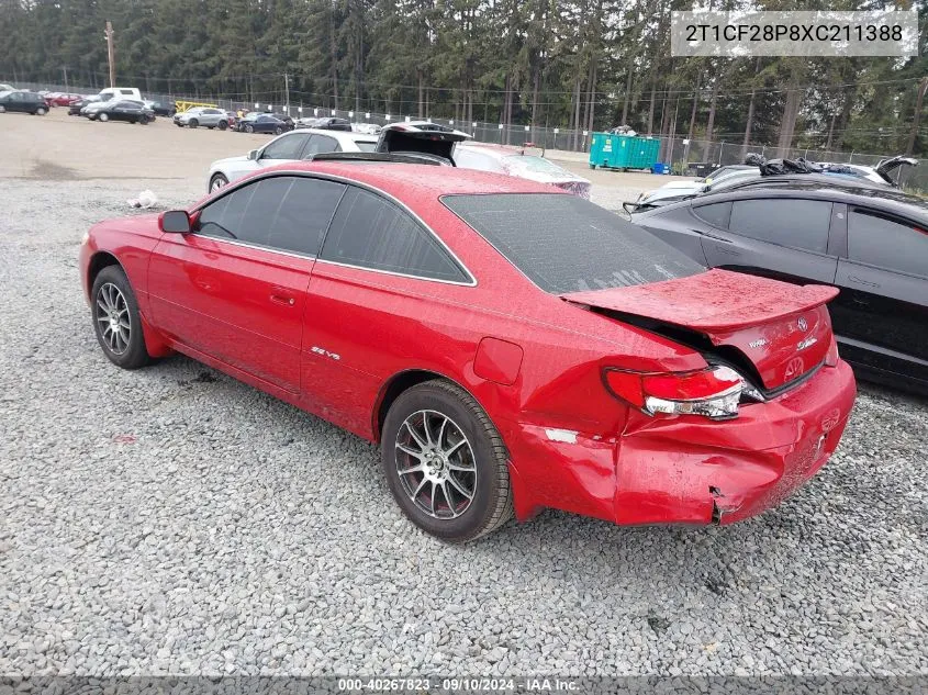 2T1CF28P8XC211388 1999 Toyota Camry Solara Se V6