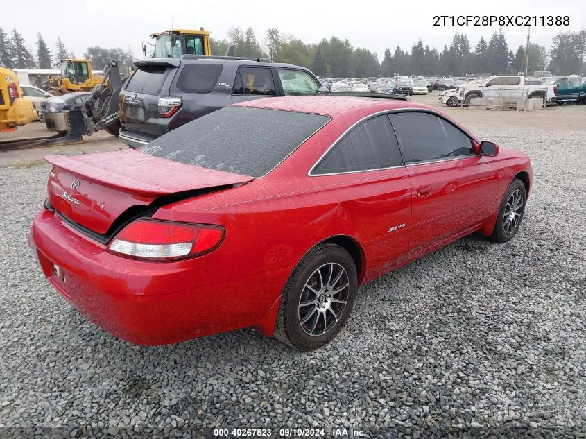 2T1CF28P8XC211388 1999 Toyota Camry Solara Se V6