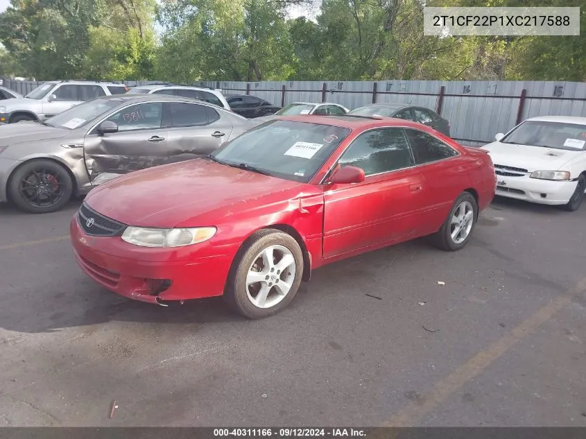 2T1CF22P1XC217588 1999 Toyota Camry Solara Se V6