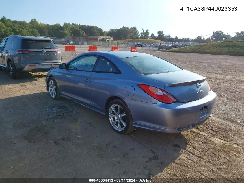 2004 Toyota Camry Solara Se Sport V6 VIN: 4T1CA38P44U023353 Lot: 40304413