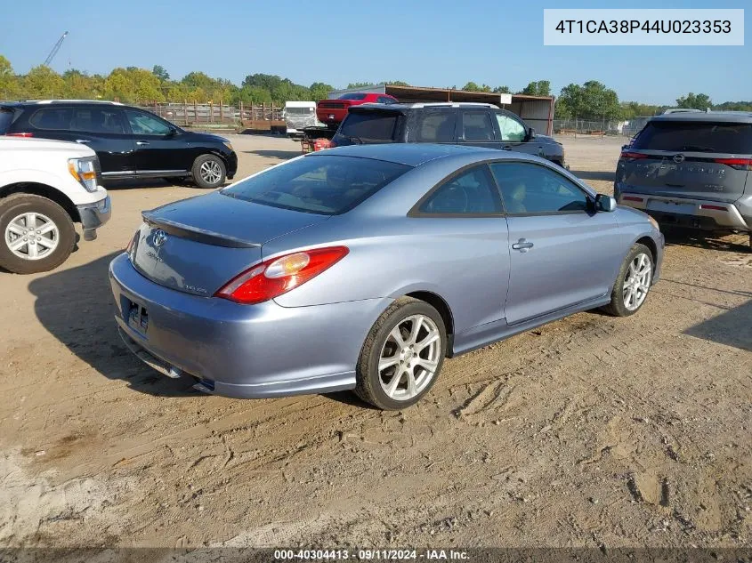 2004 Toyota Camry Solara Se Sport V6 VIN: 4T1CA38P44U023353 Lot: 40304413