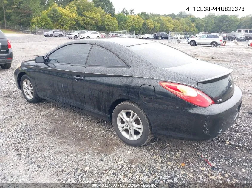 2004 Toyota Camry Solara Se VIN: 4T1CE38P44U823378 Lot: 40327500