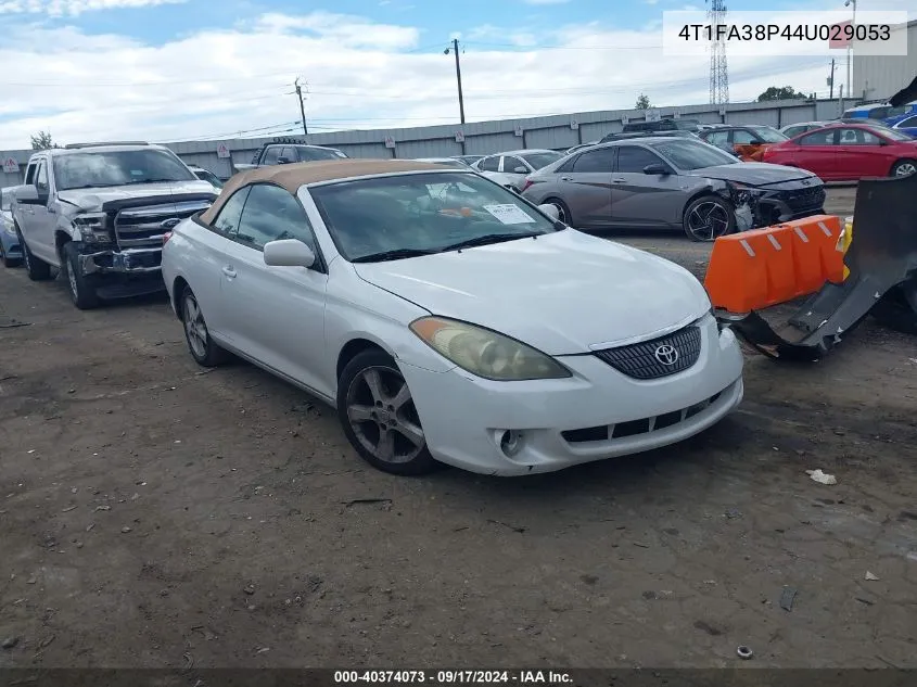 2004 Toyota Camry Solara Sle VIN: 4T1FA38P44U029053 Lot: 40374073