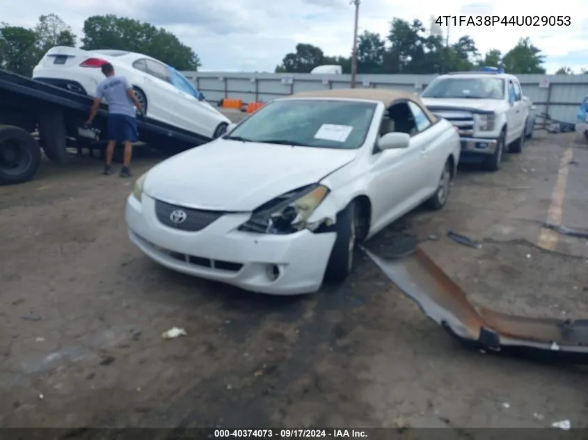 2004 Toyota Camry Solara Sle VIN: 4T1FA38P44U029053 Lot: 40374073