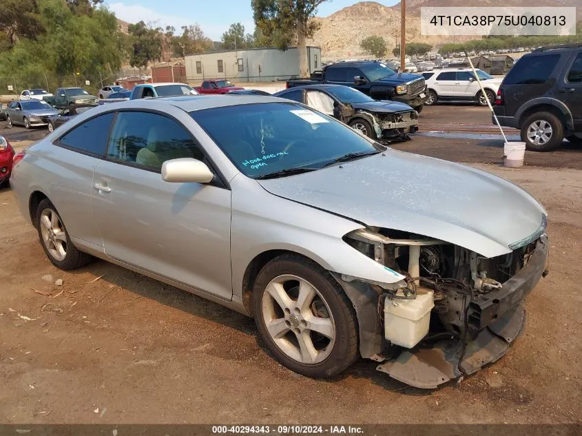 4T1CA38P75U040813 2005 Toyota Camry Solara Se V6