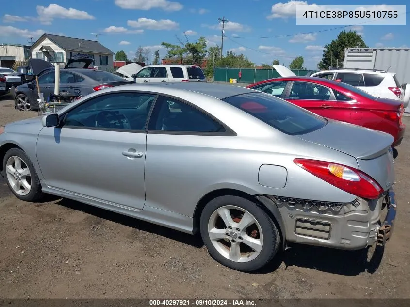 2005 Toyota Camry Solara Se Sport VIN: 4T1CE38P85U510755 Lot: 40297921