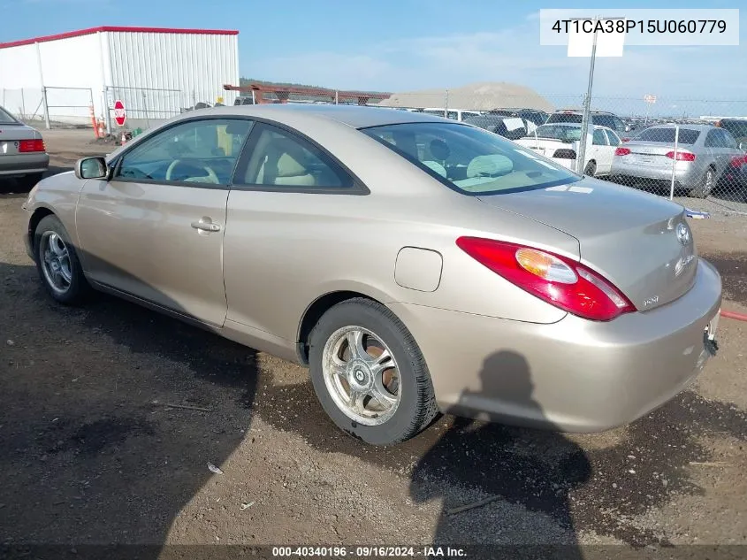 4T1CA38P15U060779 2005 Toyota Camry Solara Se V6