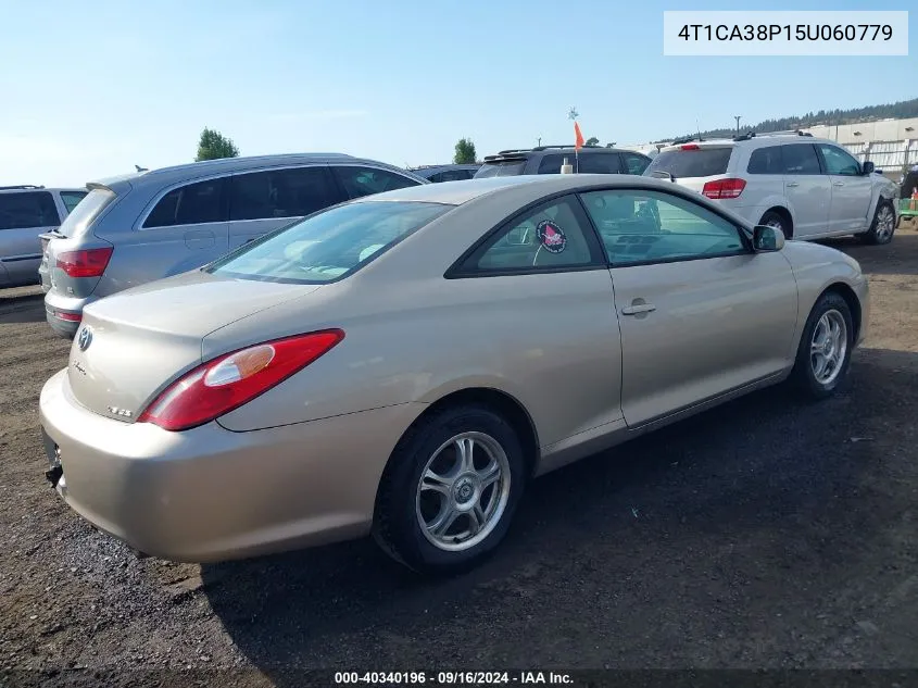 4T1CA38P15U060779 2005 Toyota Camry Solara Se V6