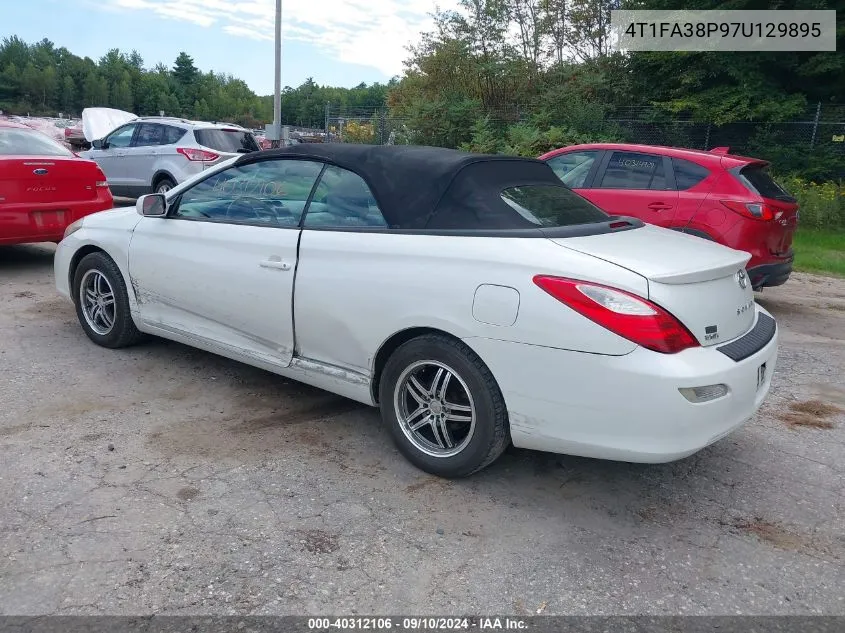 2007 Toyota Camry Solara Se VIN: 4T1FA38P97U129895 Lot: 40312106