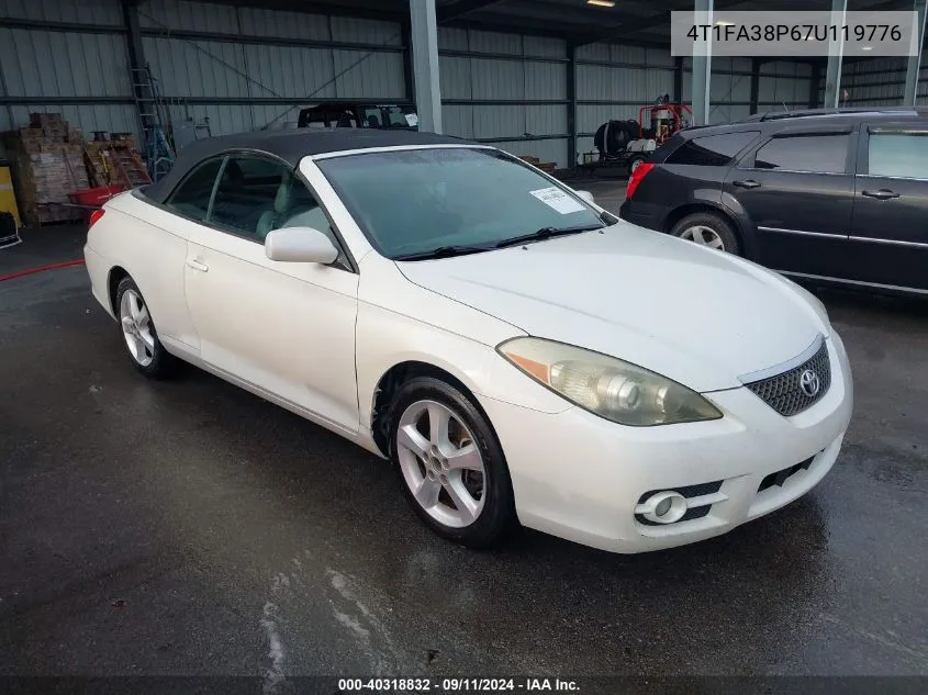 4T1FA38P67U119776 2007 Toyota Camry Solara Sle