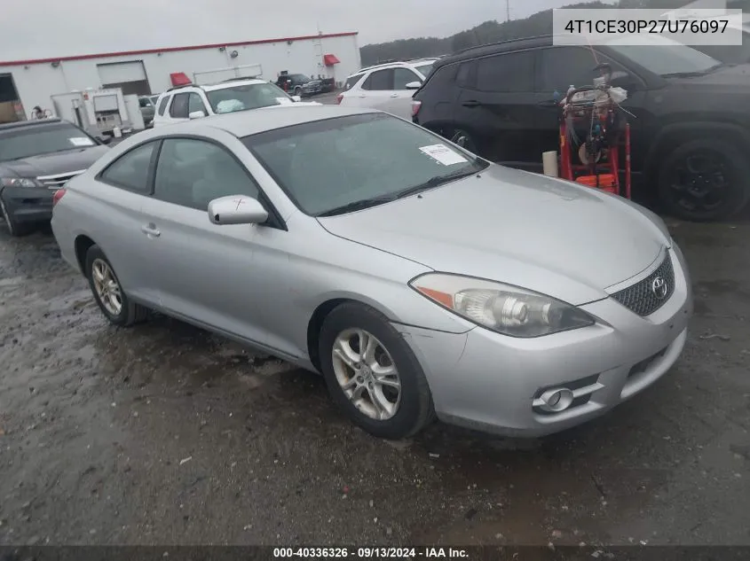 2007 Toyota Camry Solara Se/Sle VIN: 4T1CE30P27U76097 Lot: 40336326