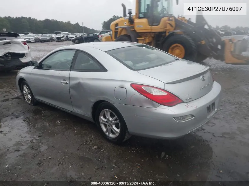 2007 Toyota Camry Solara Se/Sle VIN: 4T1CE30P27U76097 Lot: 40336326