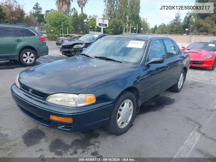 1995 Toyota Camry Le VIN: JT2GK12E5S0083217 Lot: 40365773