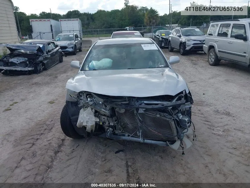 4T1BE46K27U657536 2007 Toyota Camry Le