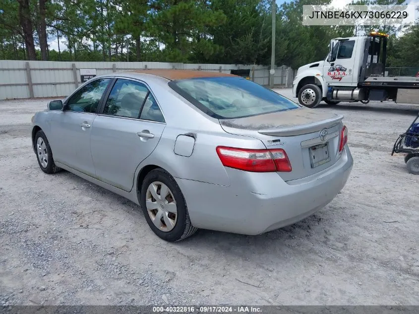 2007 Toyota Camry Le VIN: JTNBE46KX73066229 Lot: 40322816