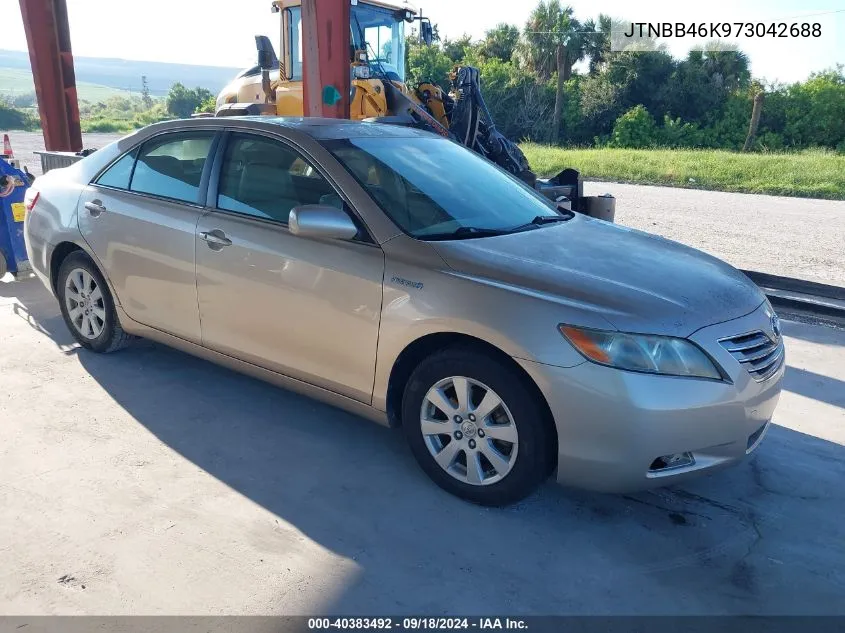 2007 Toyota Camry Hybrid Hybrid VIN: JTNBB46K973042688 Lot: 40383492