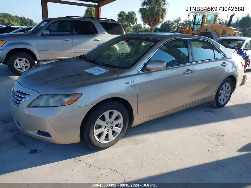 2007 Toyota Camry Hybrid Hybrid VIN: JTNBB46K973042688 Lot: 40383492