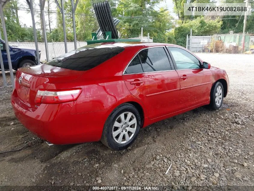 2009 Toyota Camry Xle V6 VIN: 4T1BK46K19U082888 Lot: 40372077