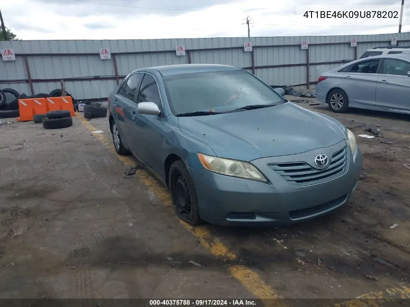 4T1BE46K09U878202 2009 Toyota Camry Le