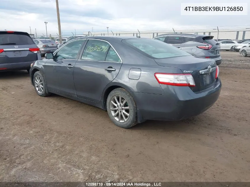 4T1BB3EK9BU126850 2011 Toyota Camry Hybrid