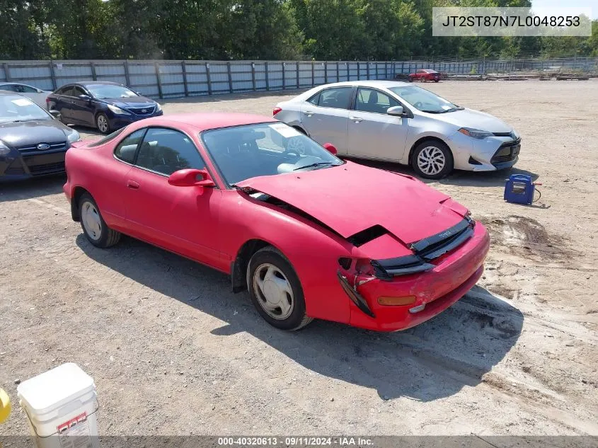 1990 Toyota Celica Gt VIN: JT2ST87N7L0048253 Lot: 40320613