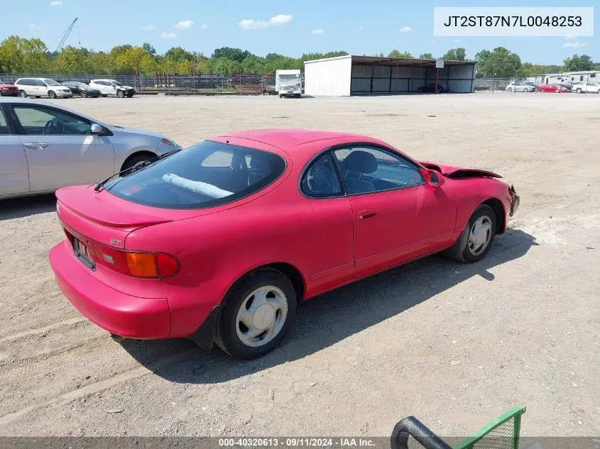 1990 Toyota Celica Gt VIN: JT2ST87N7L0048253 Lot: 40320613