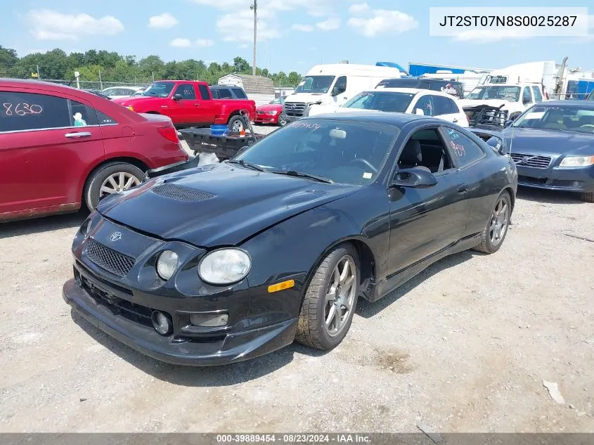 1995 Toyota Celica Gt VIN: JT2ST07N8S0025287 Lot: 39889454