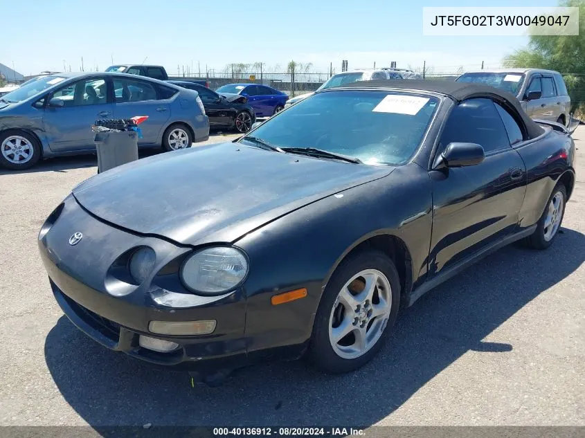 1998 Toyota Celica Gt VIN: JT5FG02T3W0049047 Lot: 40136912