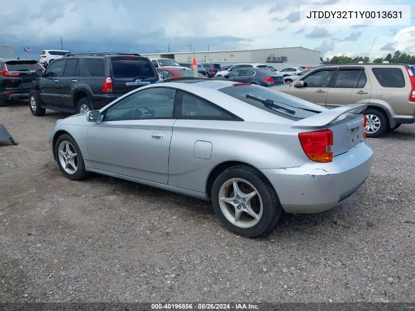 JTDDY32T1Y0013631 2000 Toyota Celica Gts