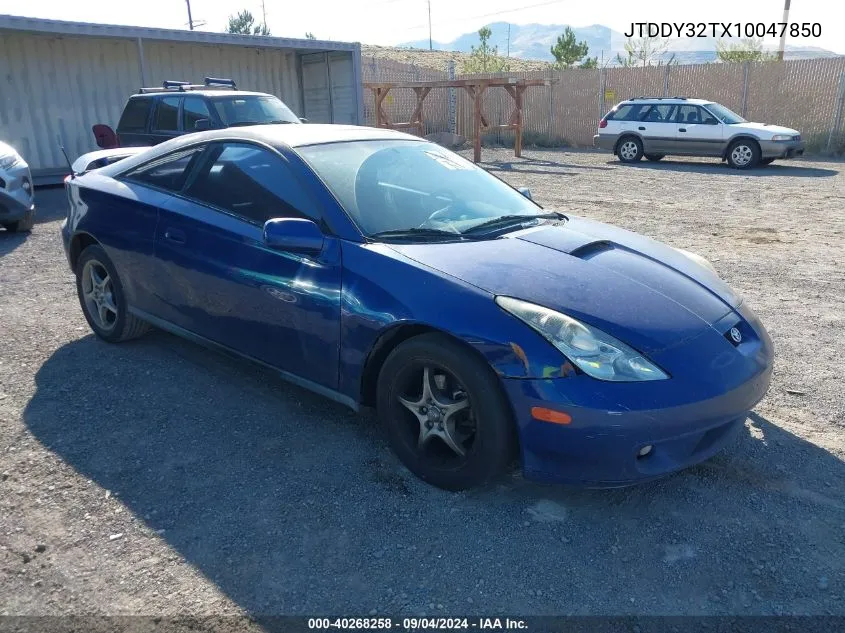 2001 Toyota Celica Gts VIN: JTDDY32TX10047850 Lot: 40268258